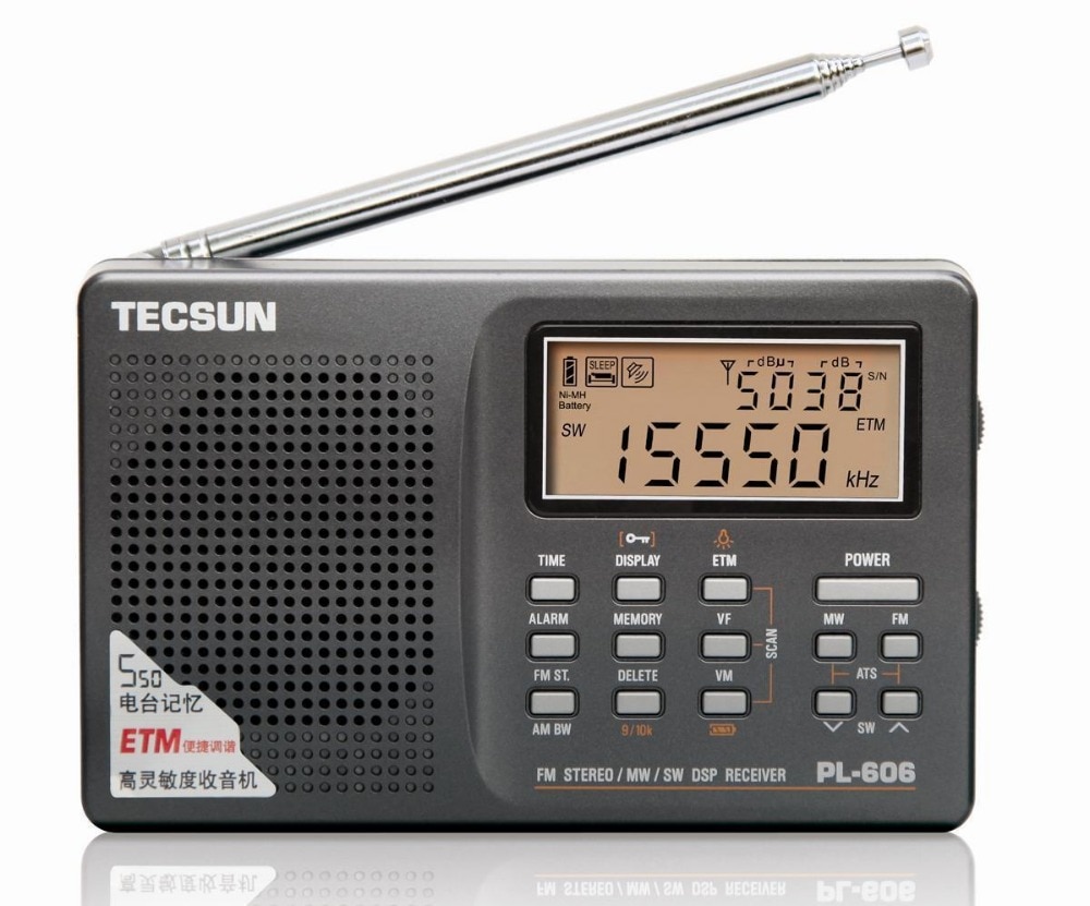 Tecsun PL-606  PLL ޴  FM ׷, L..